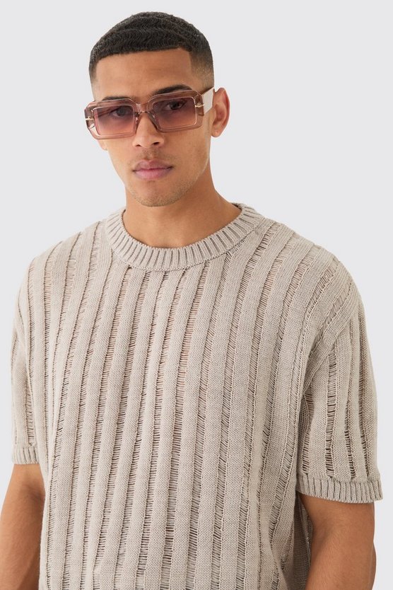 Oversize T-Shirt mit Naht-Detail