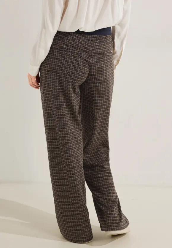 CECIL Hahnentritt Loose Fit Hose