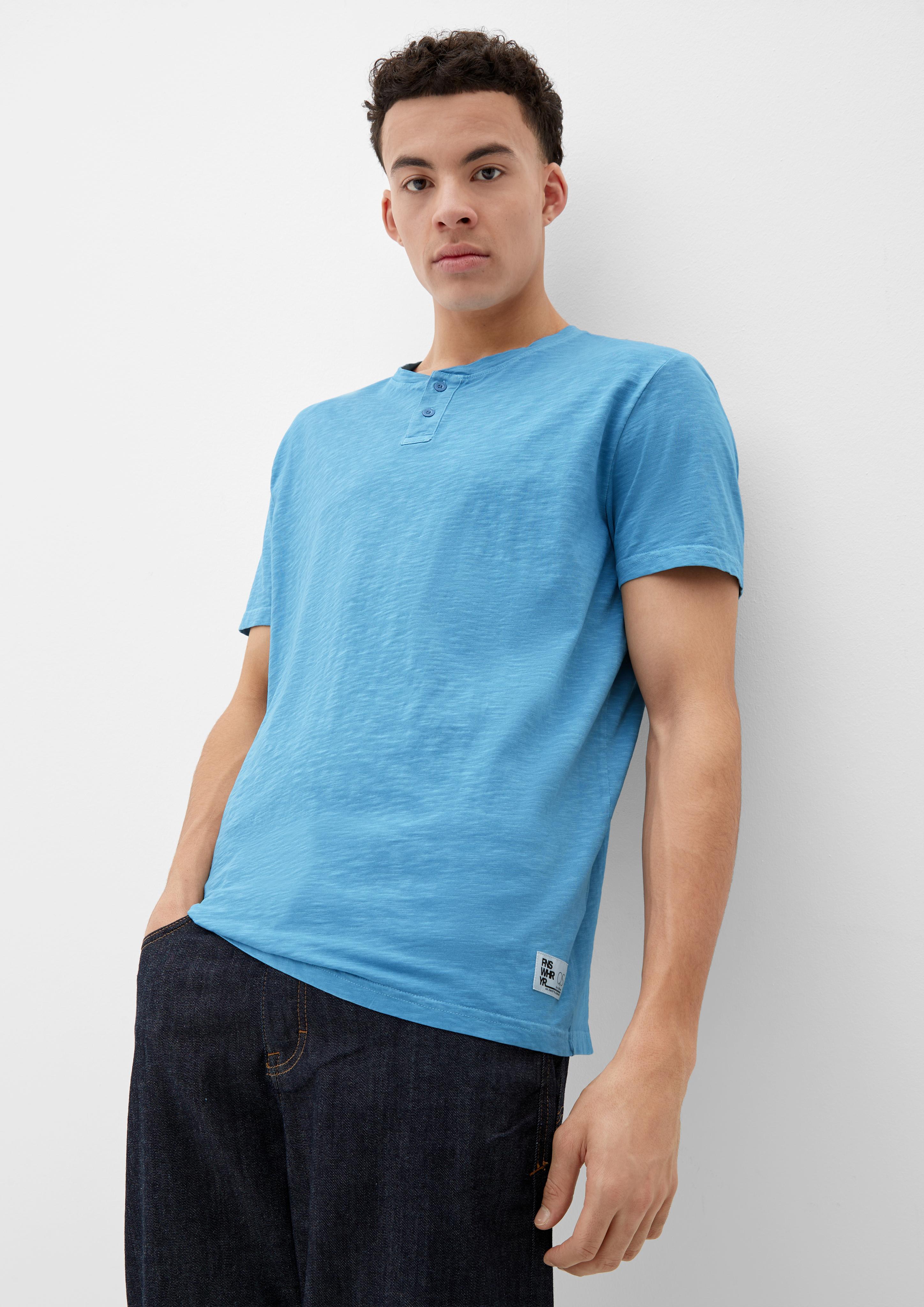 T-Shirt mit Henleyausschnitt  2127277-5196