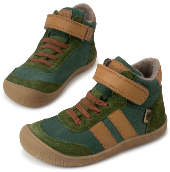Koel bare ~ Daniel MidCut Sneaker Wollfleece + Tex ~ Green