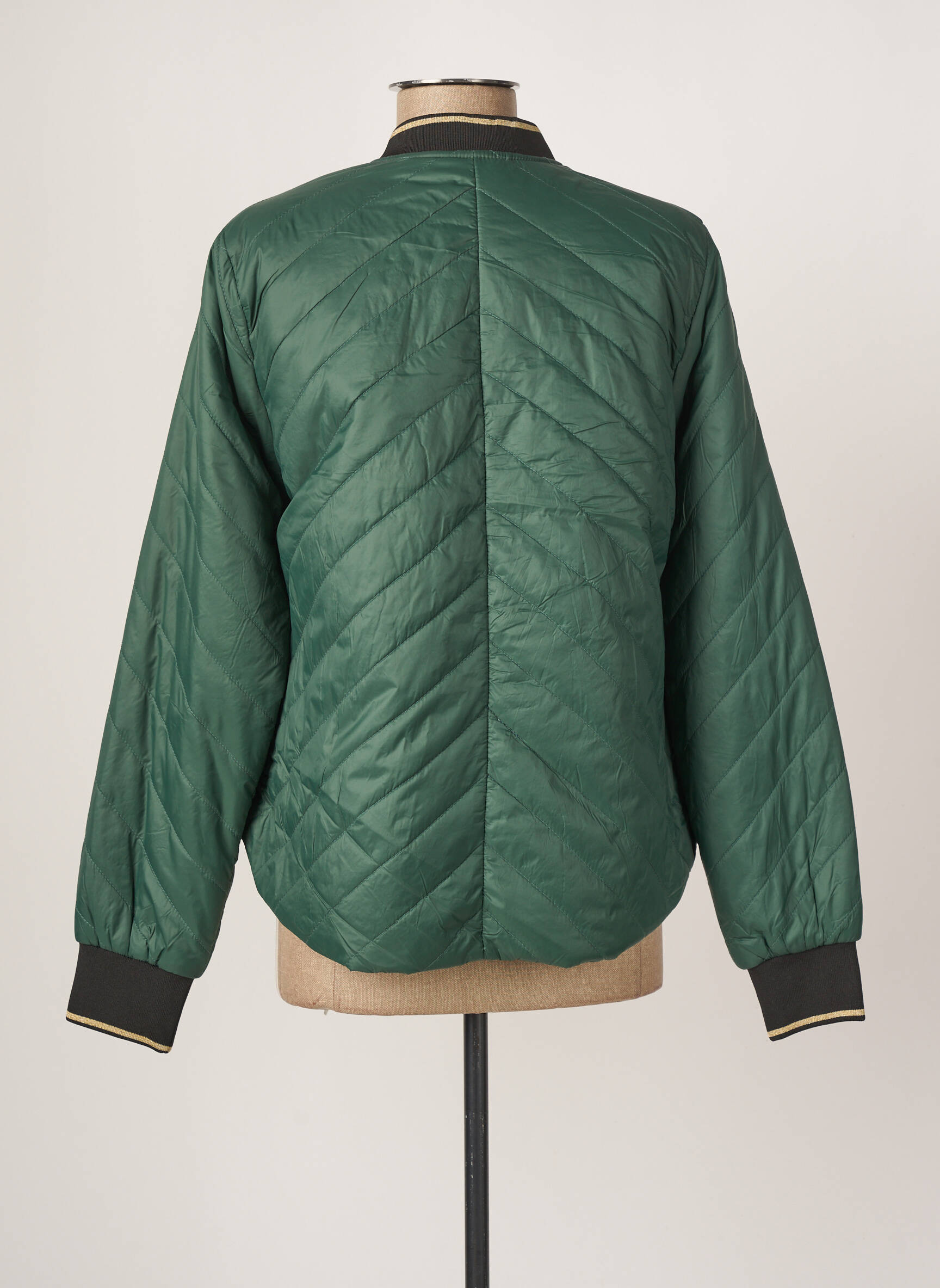 B Young Doudounes Femme couleur vert