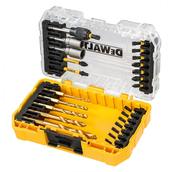 Accesorii DeWalt DT70735T-QZ DT70735 Set de biți Boor-Bit 25 de bucăți FlexTorq în cutie rezistentă