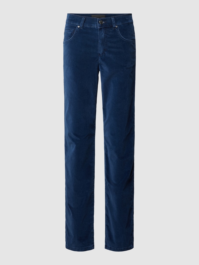 Hose im 5-Pocket-Design Modell 'CICI' in marineblau