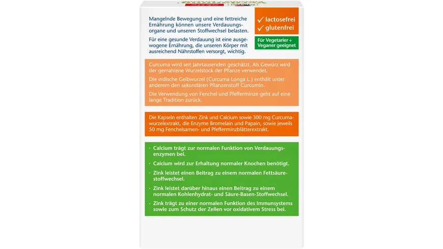 Doppelherz Verdauung Curcuma + Enzyme
