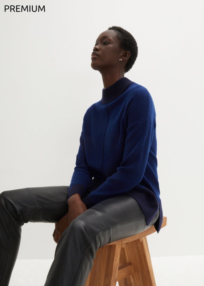 Wollpullover mit Good Cashmere Standard®-Anteil