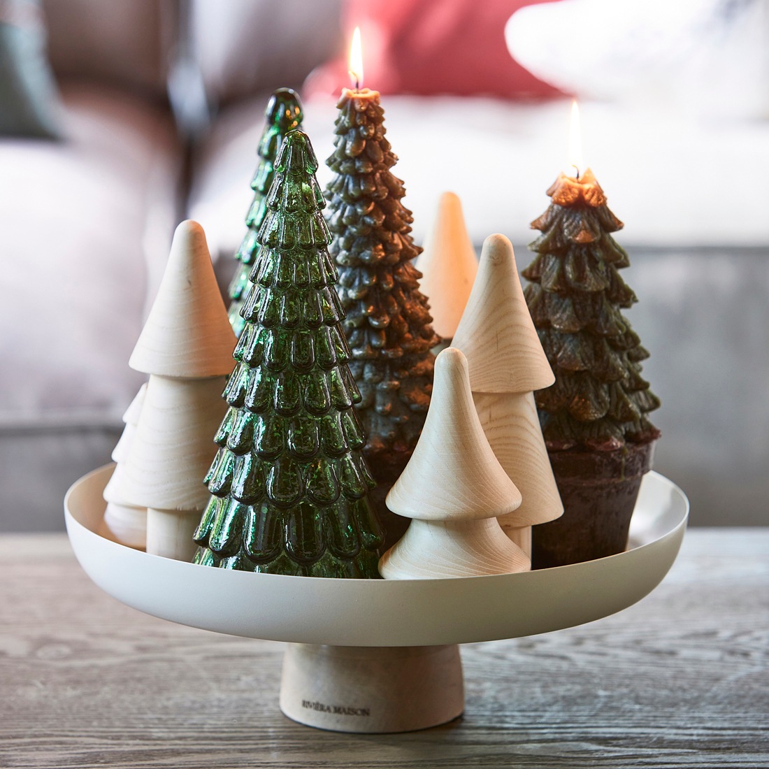 RM Whistler Hölzerne Weihnachtsbäume 2 Stück