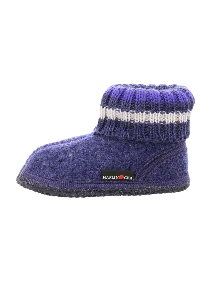 HAFLINGER Hausschuhe in Blau günstig kaufen