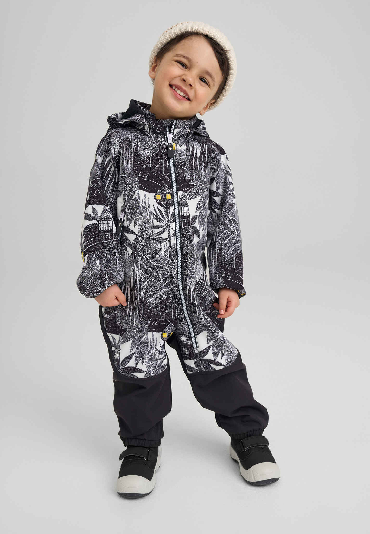 Moomin Kleinkinder Softshelloverall Skyddad