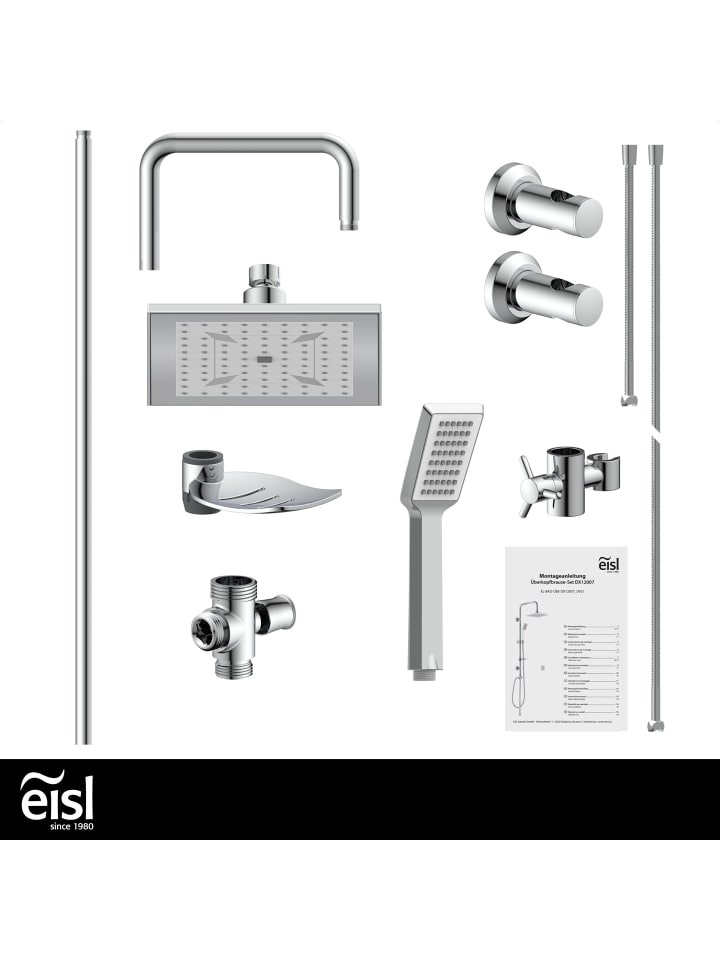 eisl since 1980 Duschset EASY COOL in Chrom günstig kaufen onesize