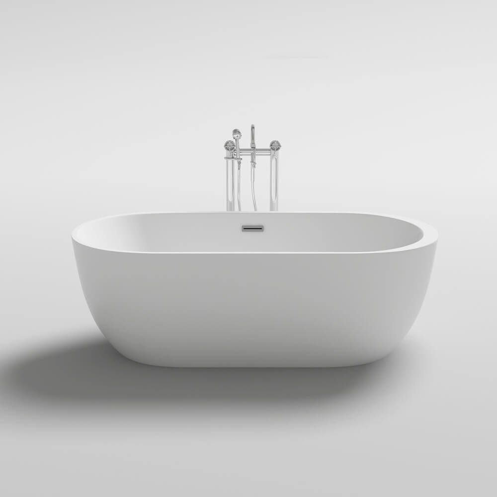 HOME DELUXE Badewanne Freistehende Badewanne CODO, (1-tlg), 170 x 80 x 58 cm - Füllmenge: 204 Liter I Freistehende Badewanne Spa