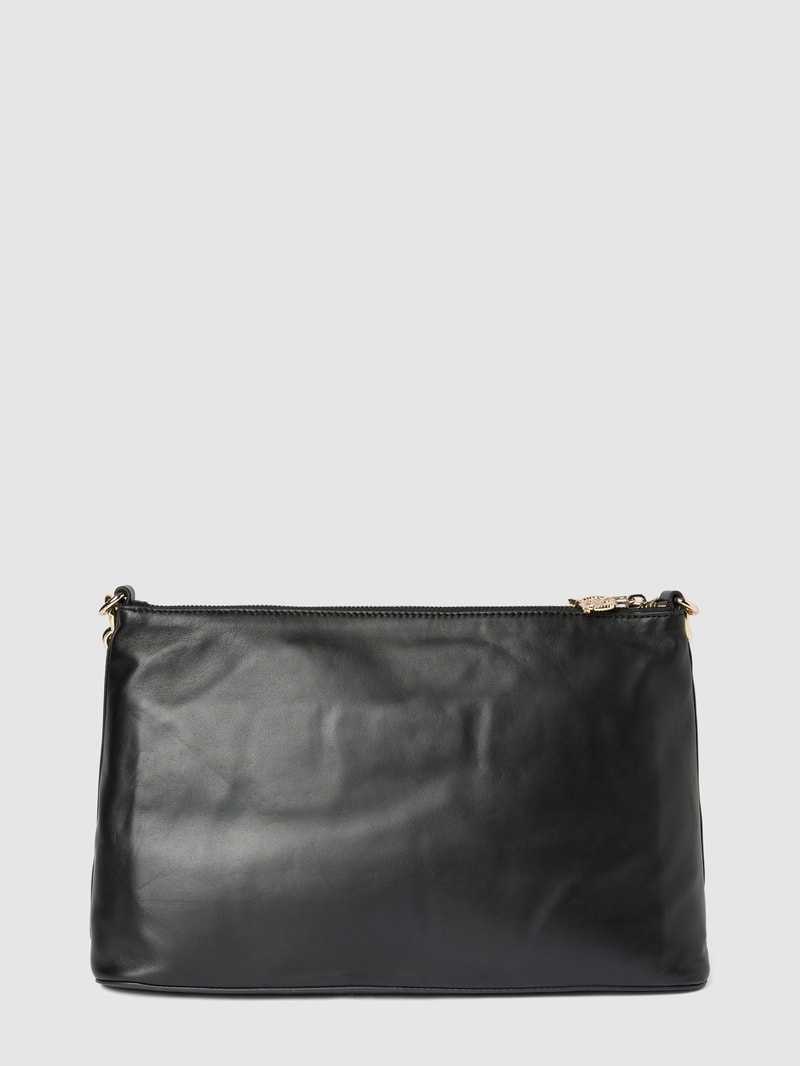 Handtasche mit Henkel in metallic in schwarz