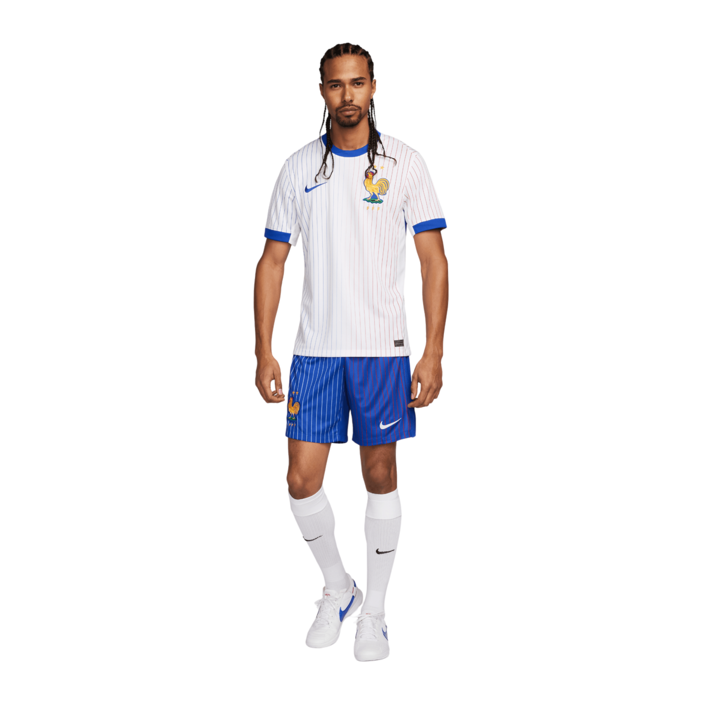 Nike Frankreich Short Away EM 2024 Blau F452