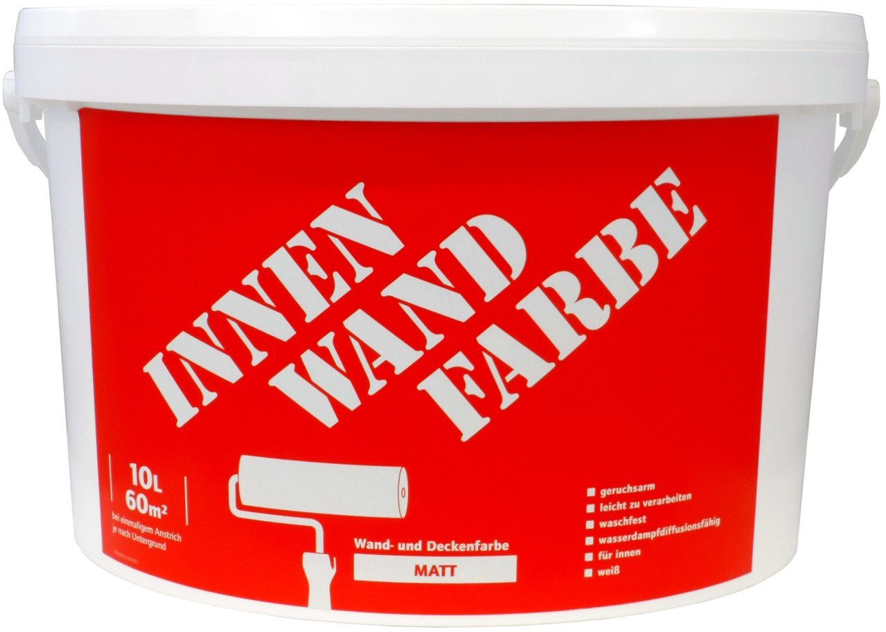 Wilckens Farben Wandfarbe Wilckens Innenwandfarbe 10 L weiß matt