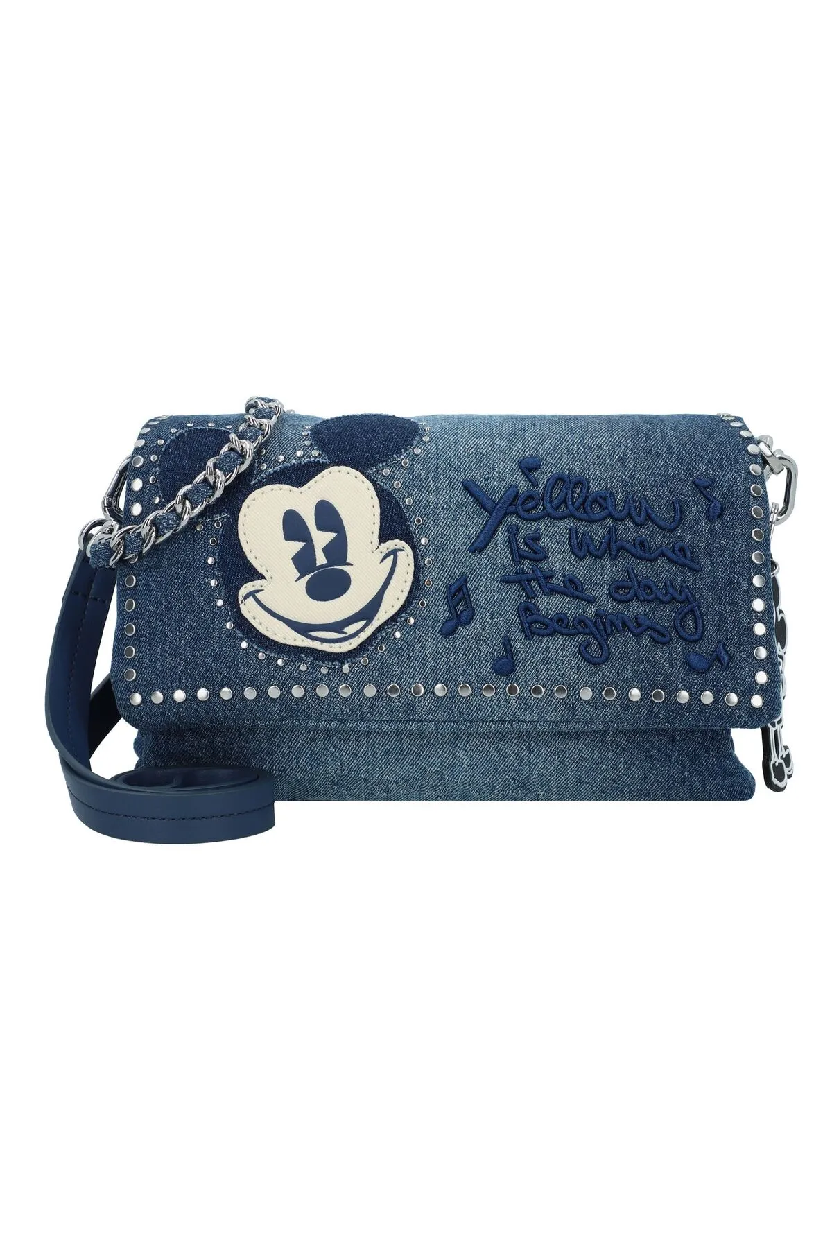 Desigual  Mickey Rock Denim Schultertasche 25 cm