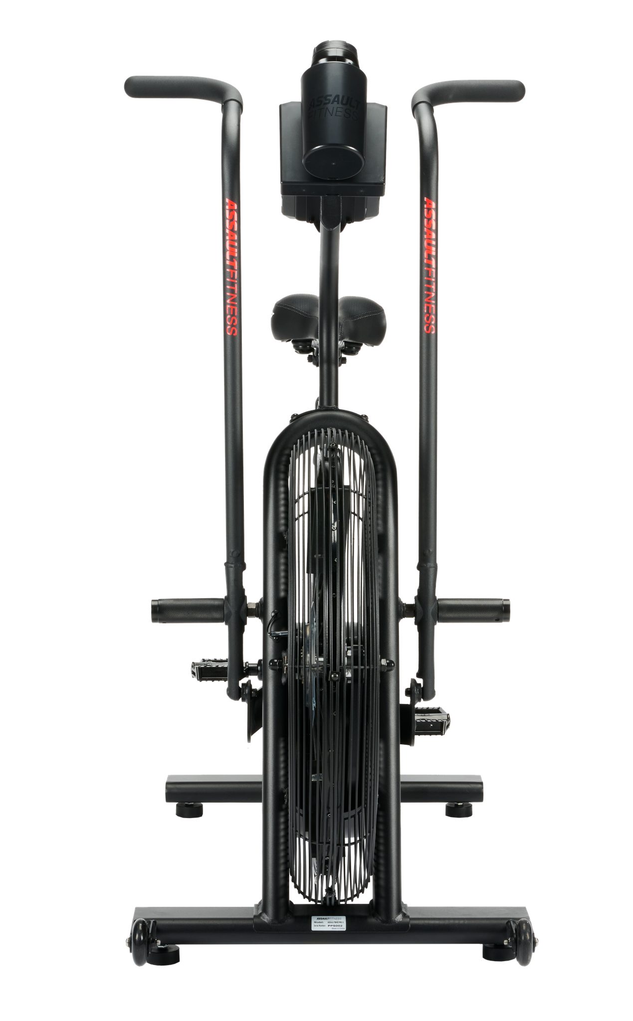Assault Fitness Air Bike AssaultBike Pro X - Fitnessergometer mit Riemenantrieb (1-tlg), Fitnessbike mit Luftwiderstandsystem, kein Stromanschluss nötig