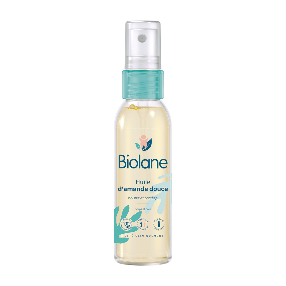 biolane Spray huile d'amande douce 75 ml Huile