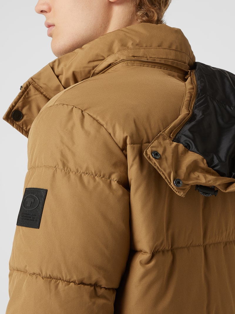 Parka mit abnehmbarer Kapuze - wasserabweisend in camel