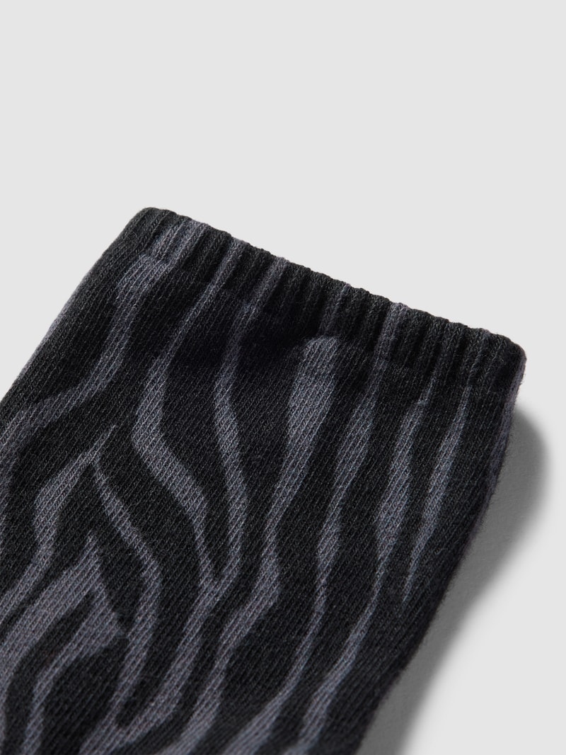 Socken mit Allover-Print in schwarz