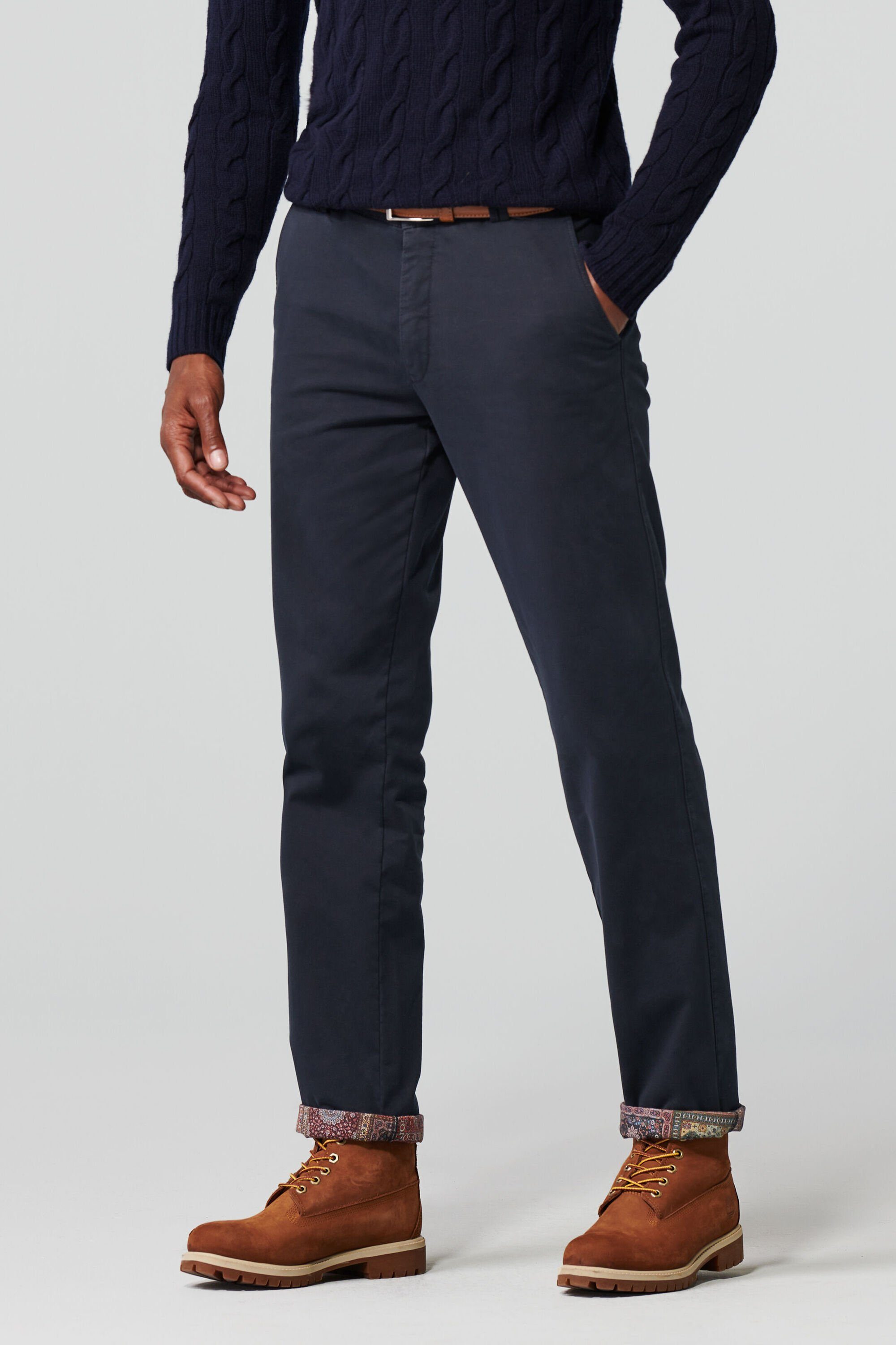 MEYER Chinohose Thermo Fine Twill Chino
