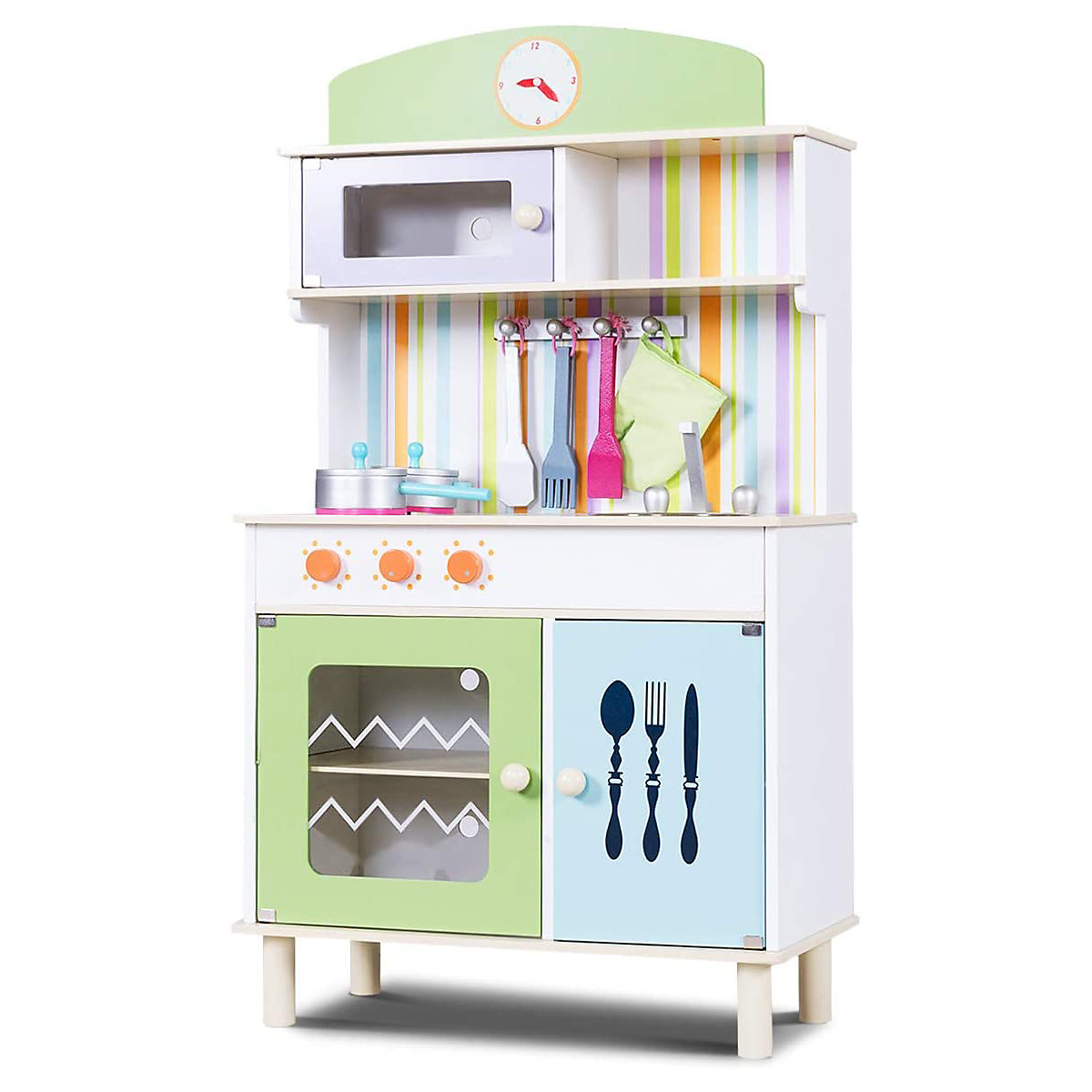 Spielküche 60x30x101 cm mit Stauraum