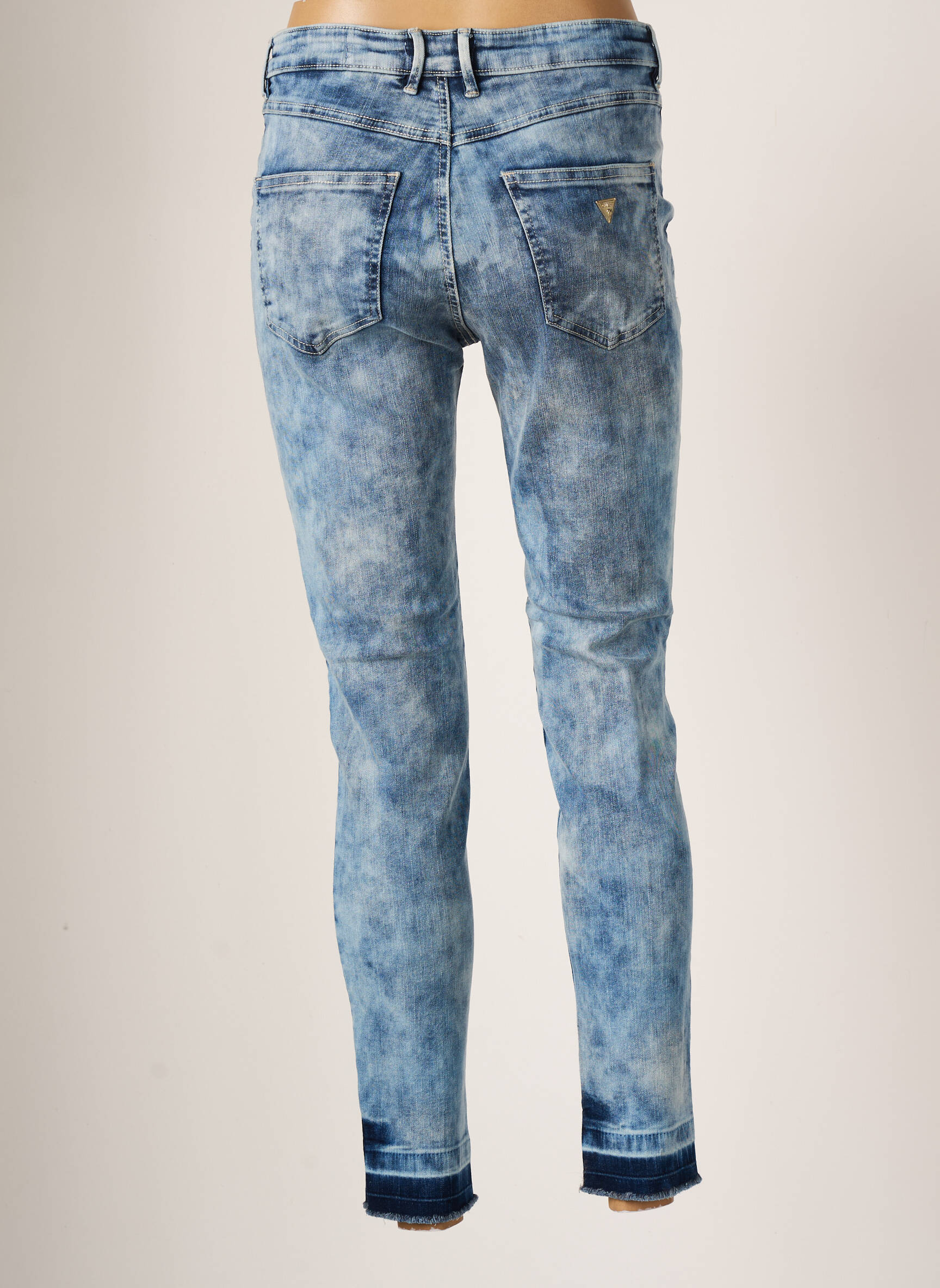 Guess Jeans Skinny Femme couleur bleu