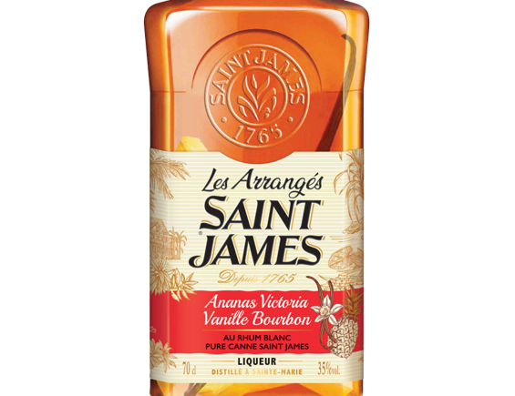 Rhum Saint-James Arrangé Ananas Victoria Vanille Bourbon