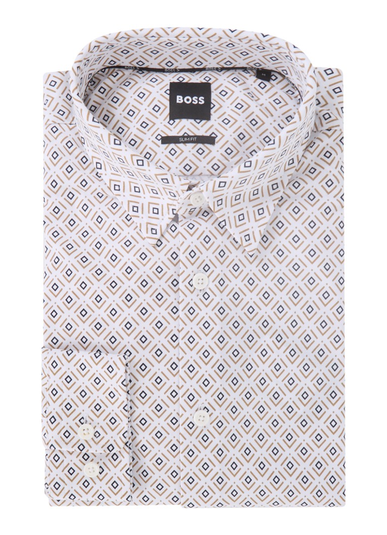 Cămașă Roan cu imprimeu slim fit de la HUGO BOSS