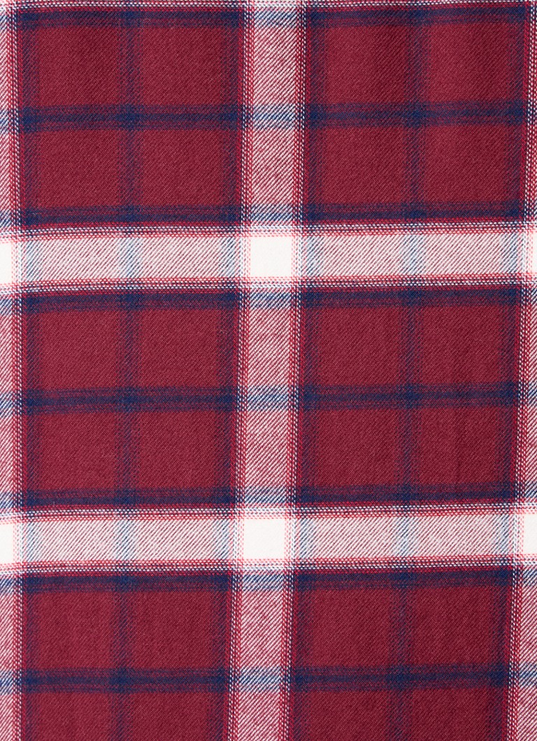 Camisa Tommy Hilfiger Brushed Shadow de corte regular com estampa xadrez.