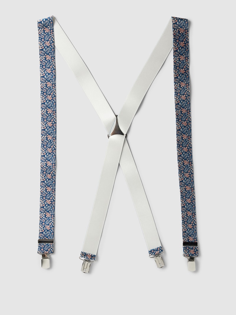 Hosenträger in X-Form in bleu