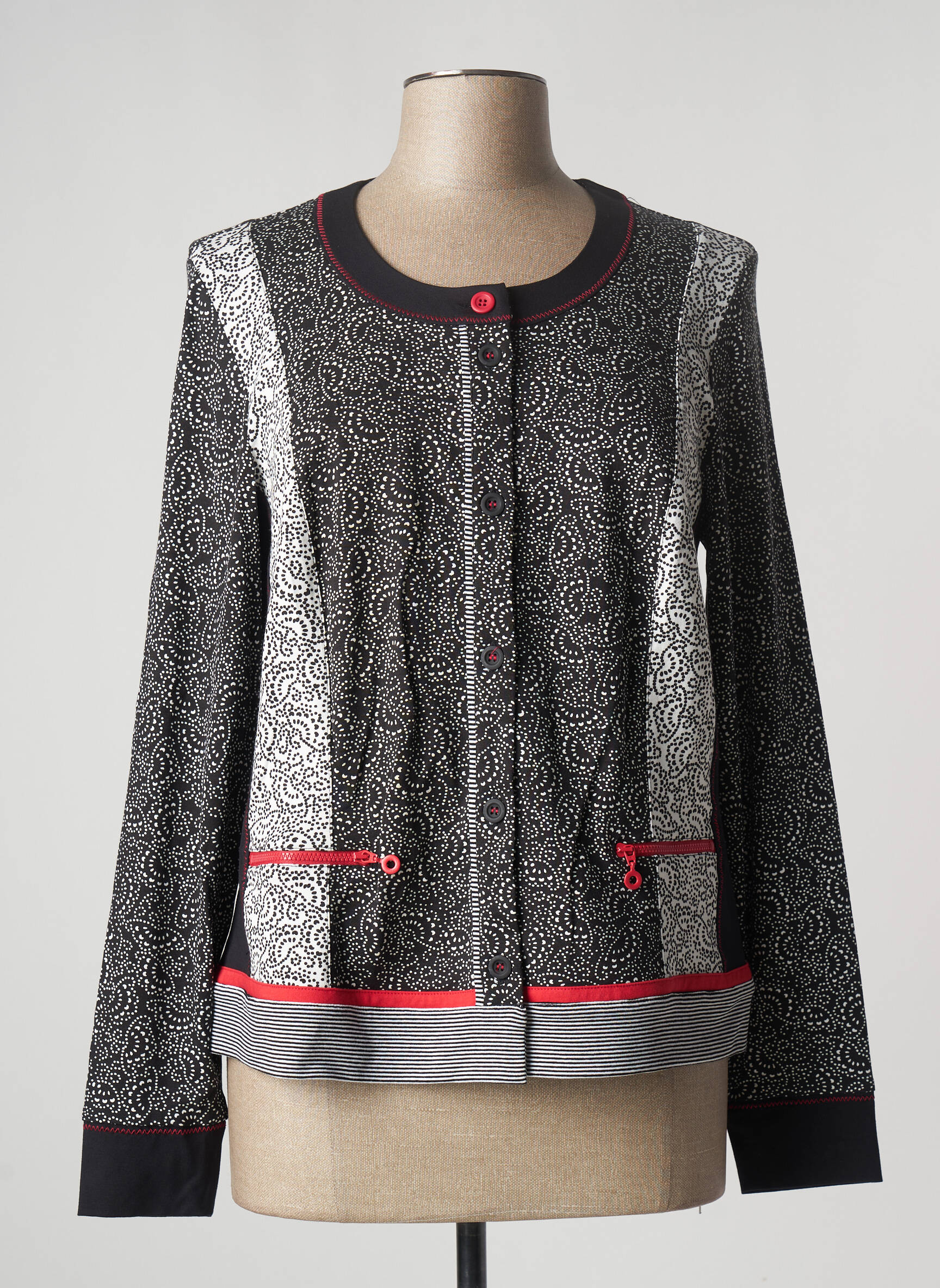 Pauporte Vestecasual Femme couleur noir