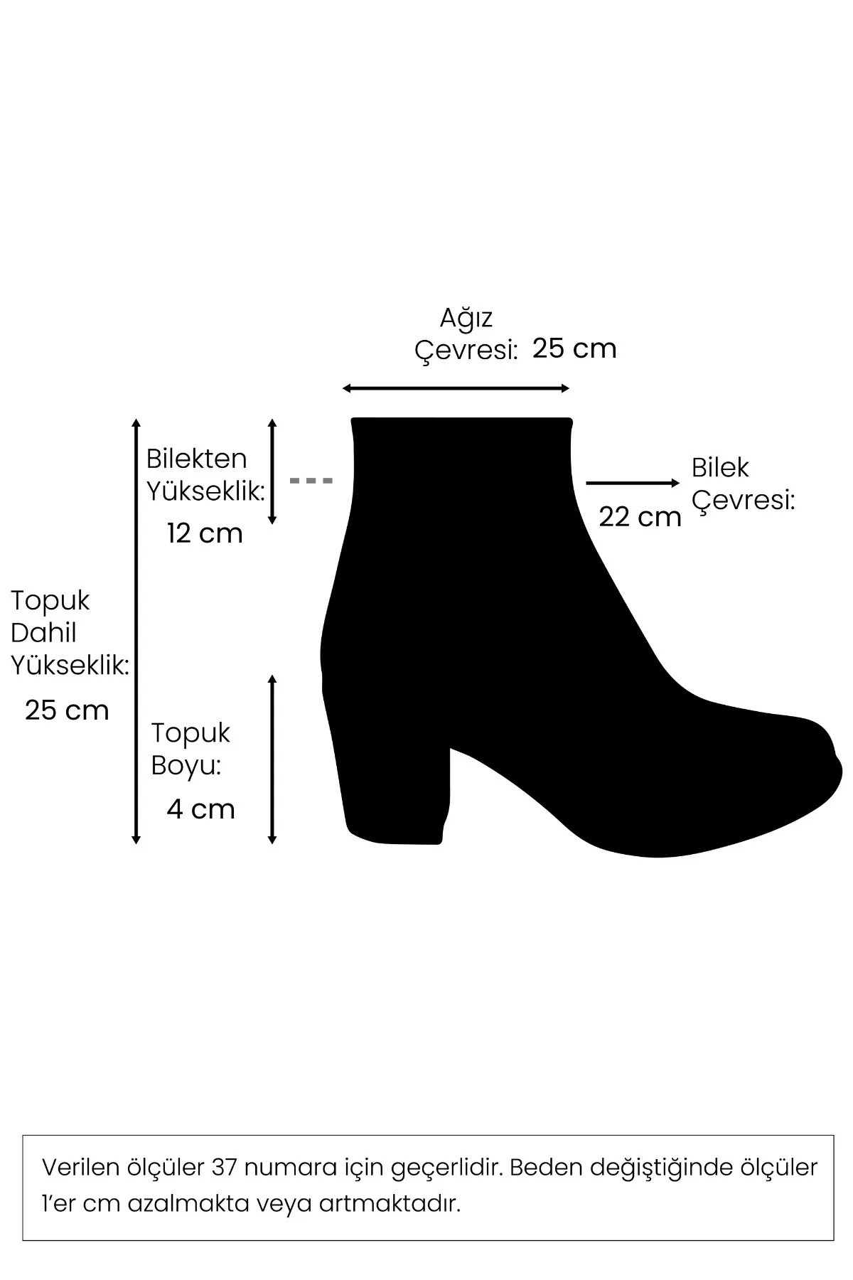 Mio Gusto  Erica Schwarze Stretchstiefel für Damen mit stumpfer Spitze und kurzem Absatz