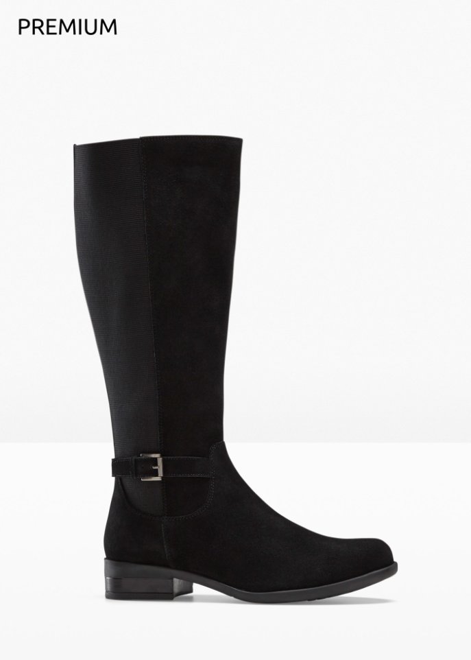 Weitschaftstiefel aus Leder