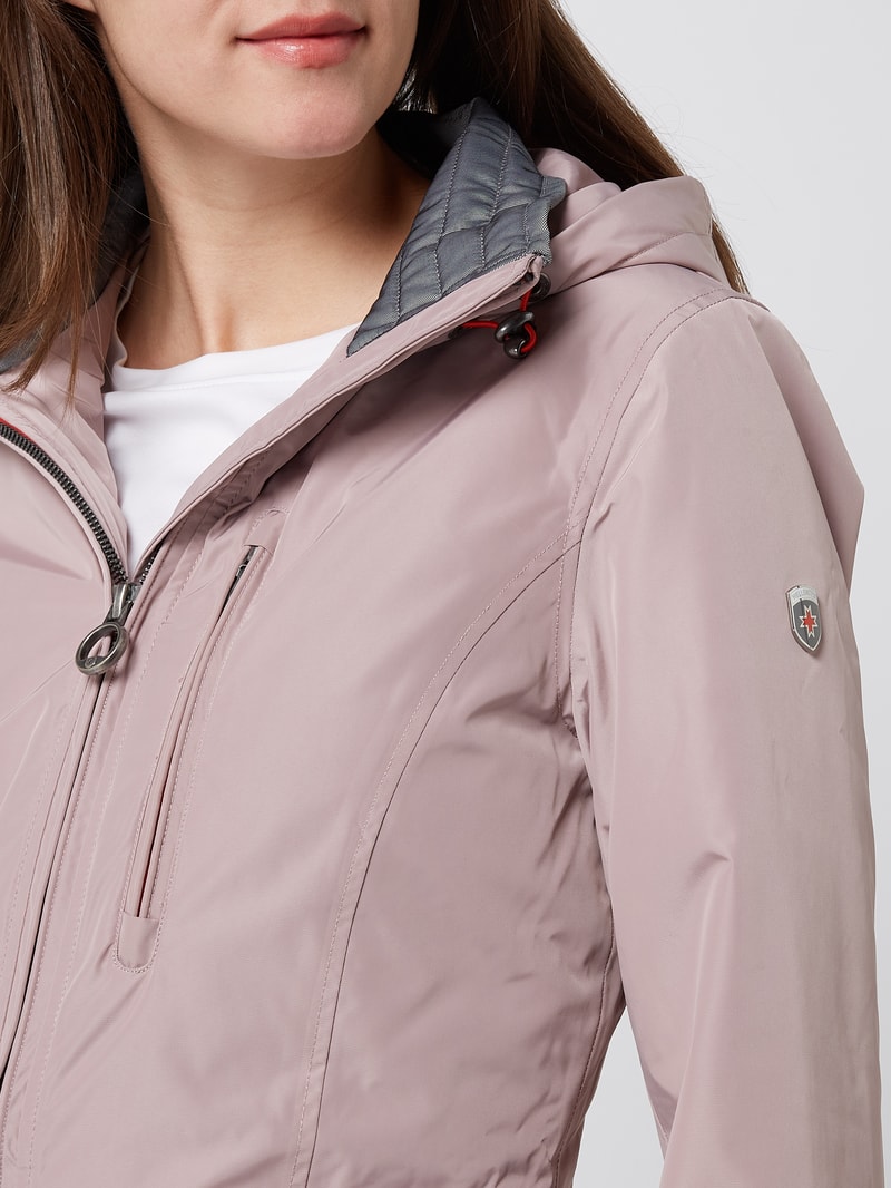Jacke mit Label-Detail Modell 'STOCKHOLM' in rosé