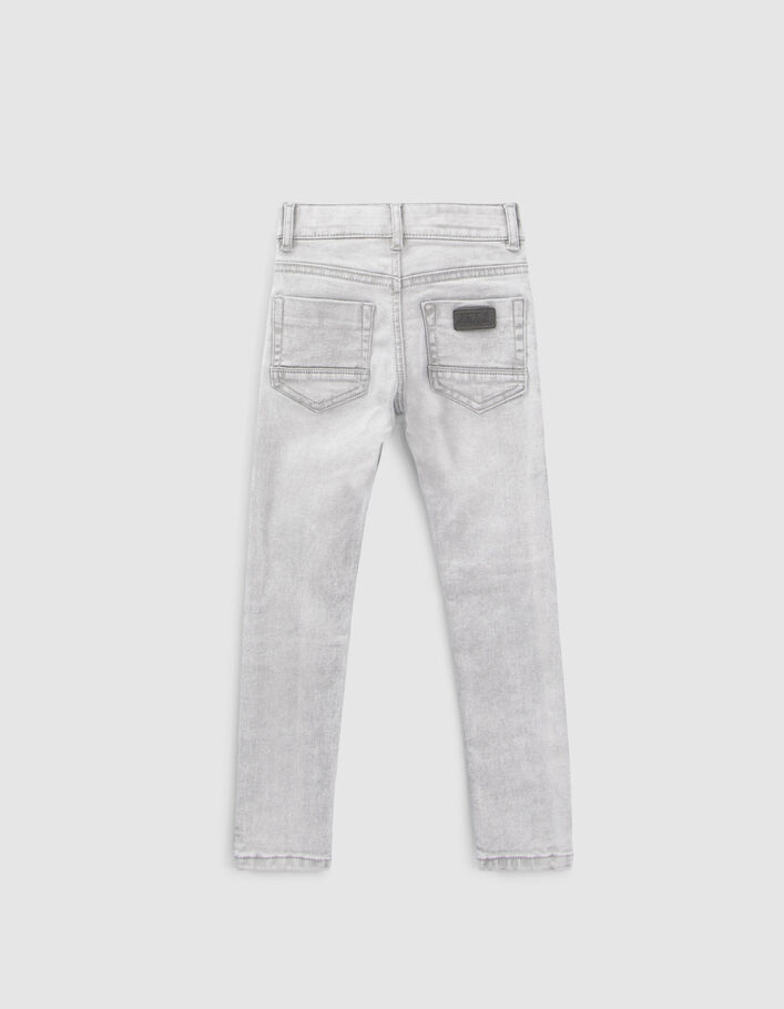 Jean SKINNY gris détails réfléchissants dos garçon