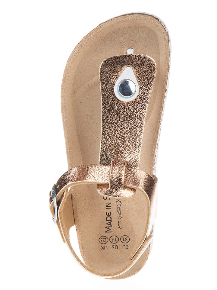 BIO PINGÜIN Sandalen in Gold günstig kaufen