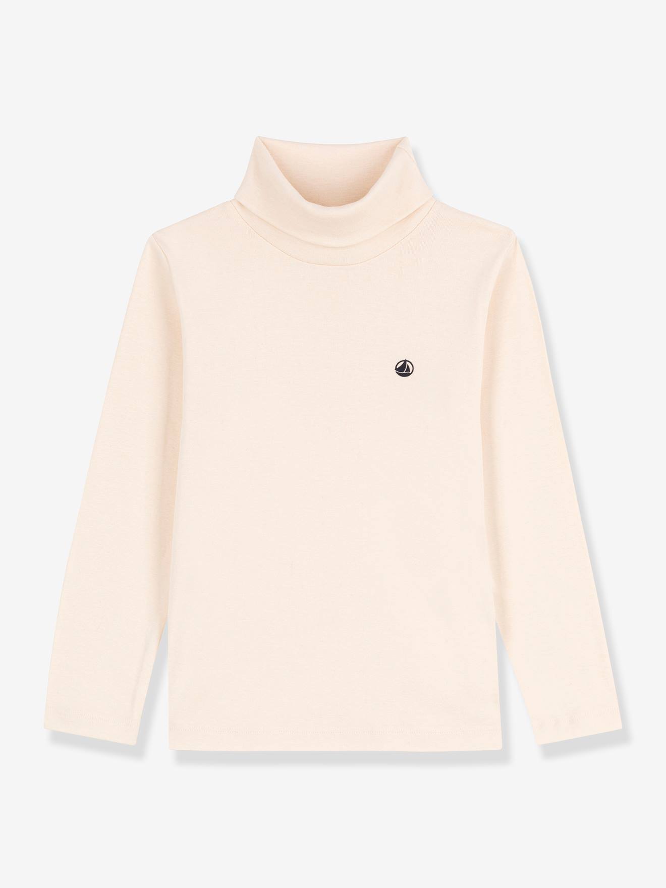 Sous-pull en coton bio PETIT BATEAU beige