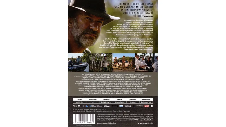 Troppo, Staffel 1 / Die ersten 8 Folgen der der fesselnden Krimiserie nach den Bestsellern von Candice Fox  [3 DVDs]