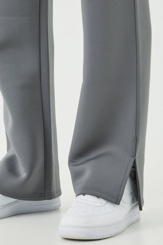 Scuba-Jogginghose mit geteiltem Saum