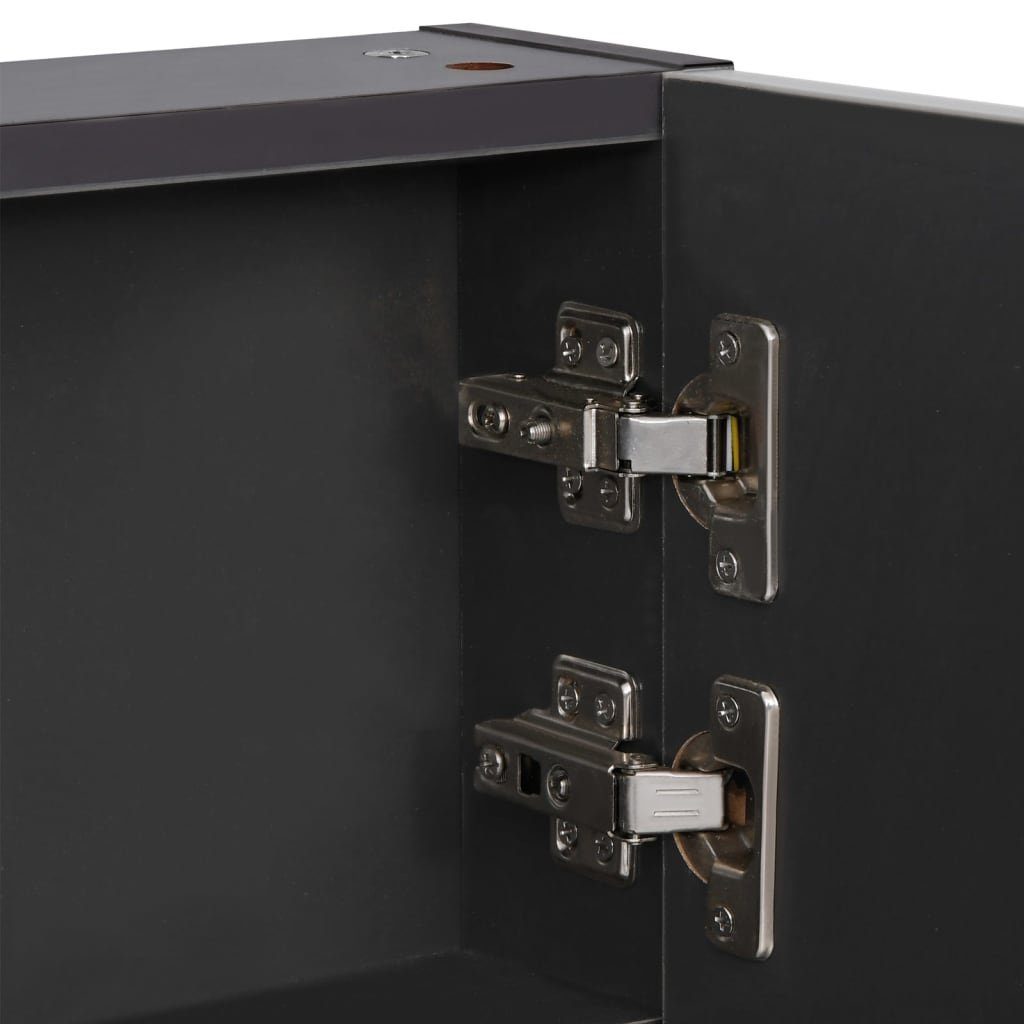 vidaXL Badezimmerspiegelschrank LED-Spiegelschrank fürs Bad 89x14x62 cm
