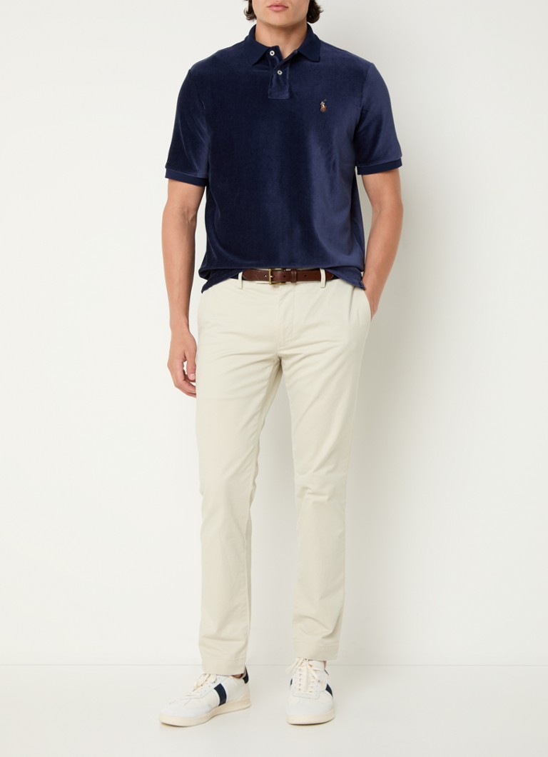 Polo Ralph Lauren de veludo cotelê com corte regular e bordado do logotipo.
