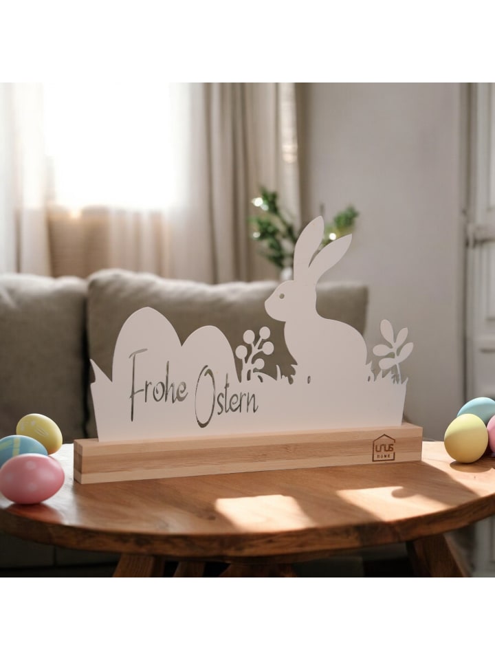 UNUS Aufsteller Frohe Ostern in Weiß günstig kaufen onesize