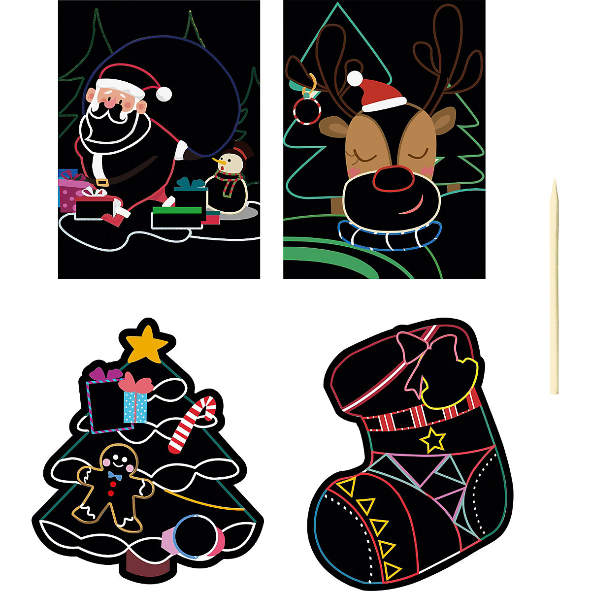 ScratchKunst Weihnachten