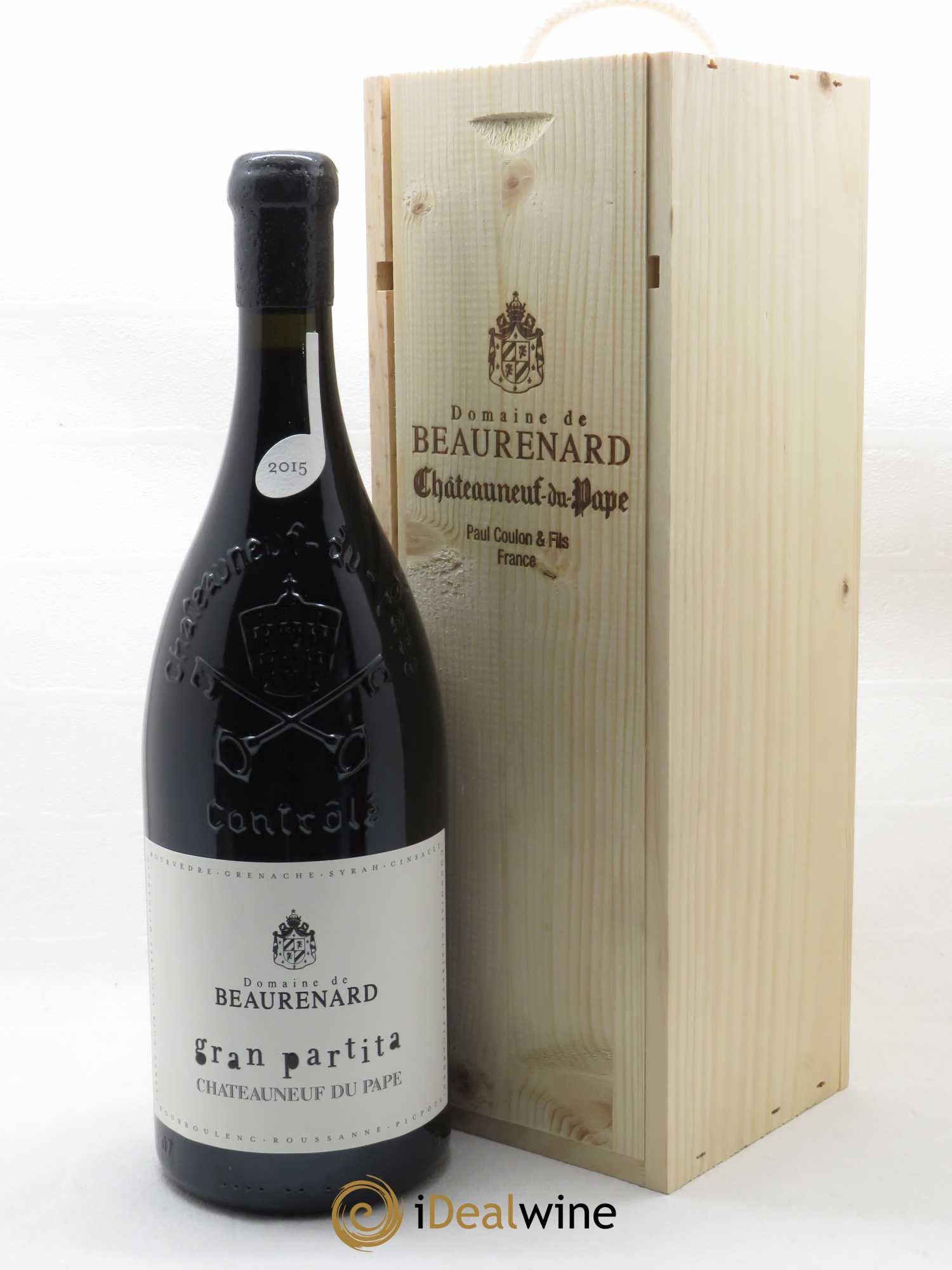 Châteauneuf-du-Pape Gran Partita Beaurenard (Domaine de)  2015 - Lot de 1 Magnum