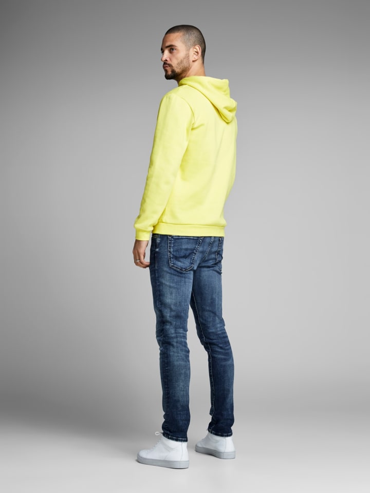 Jack & Jones Slim Fit Jeans Denim Hose JJIGLENN JJICON in Blau günstig kaufen