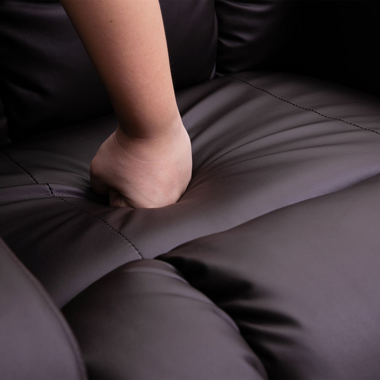 HOMCOM Massagesessel Fernsehsessel Relaxsessel mit Wärmefunktion, Liegefunktion