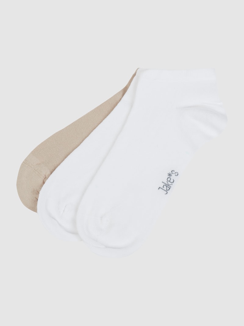 Sneakersocken mit Stretch-Anteil im 3er-Pack in weiß
