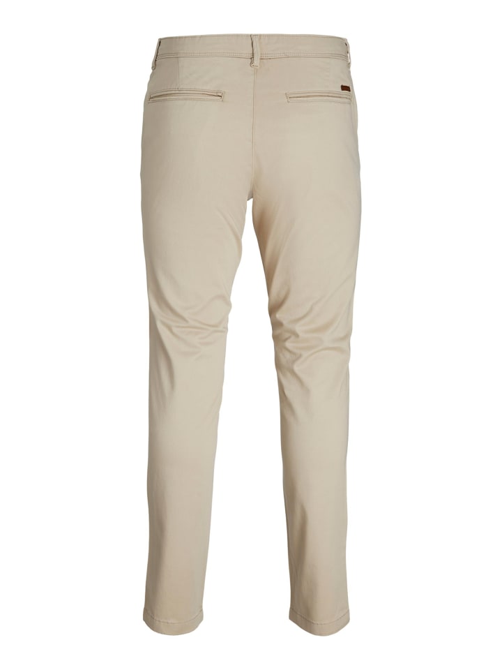 Jack & Jones Chino Hose Stretch Pants Slim Fit JPSTMARCO JJBOWIE in Beige günstig kaufen