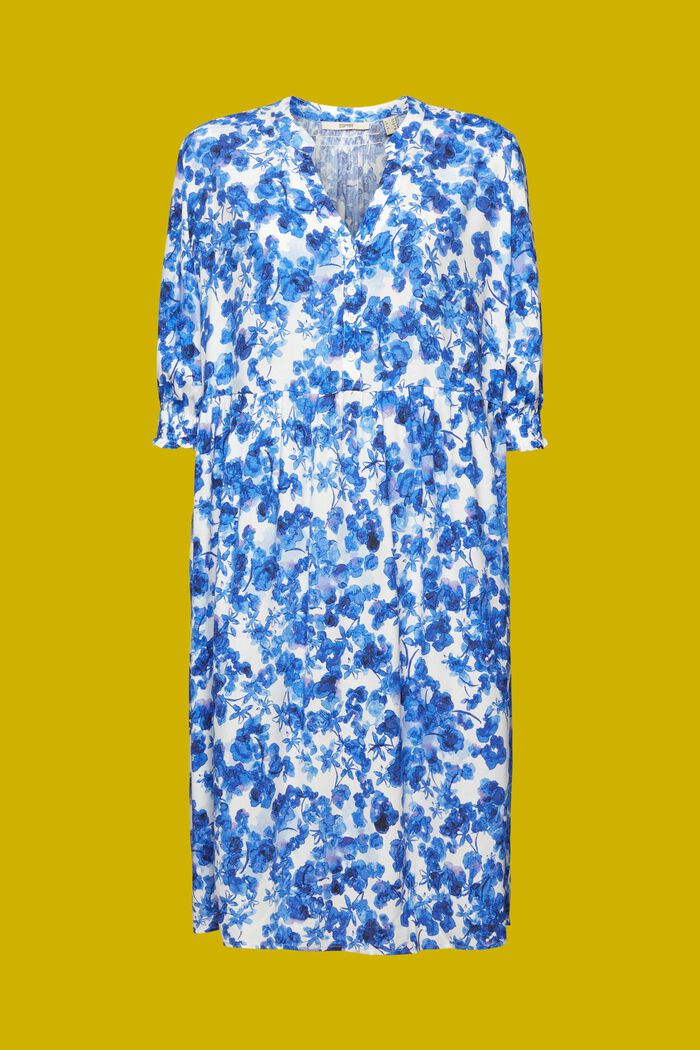Duftiges Kleid mit Allover-Muster