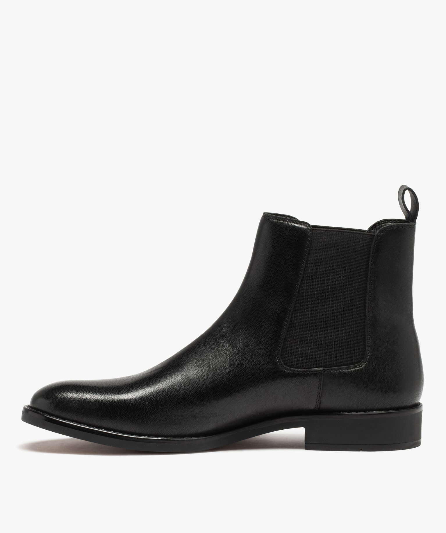 Chelsea boots dessus cuir homme - Tanéo noir | GEMO