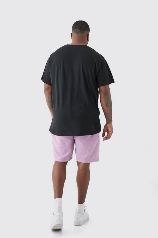 Plus T-Shirt und Shorts mit Orlando Print